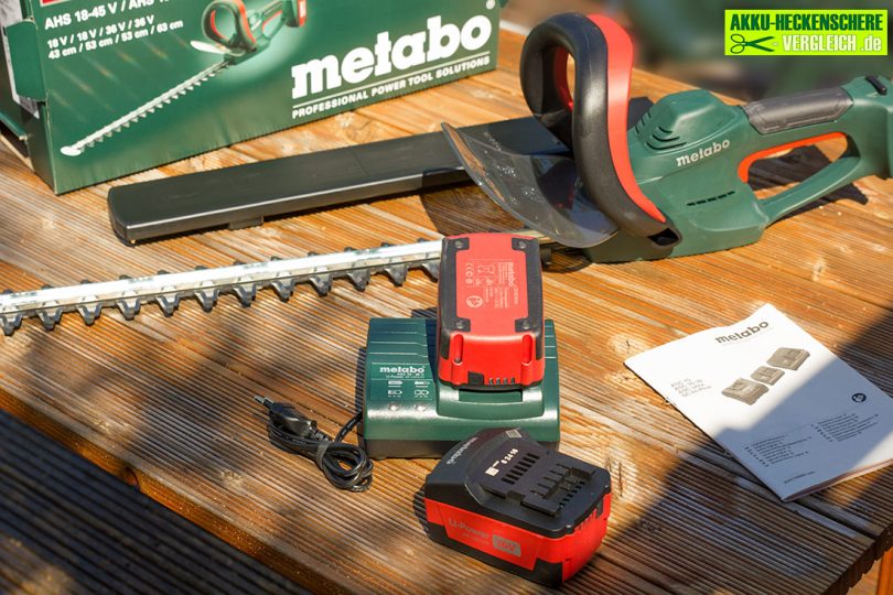 Test Metabo AHS 36V AkkuHeckenschereVergleich.de
